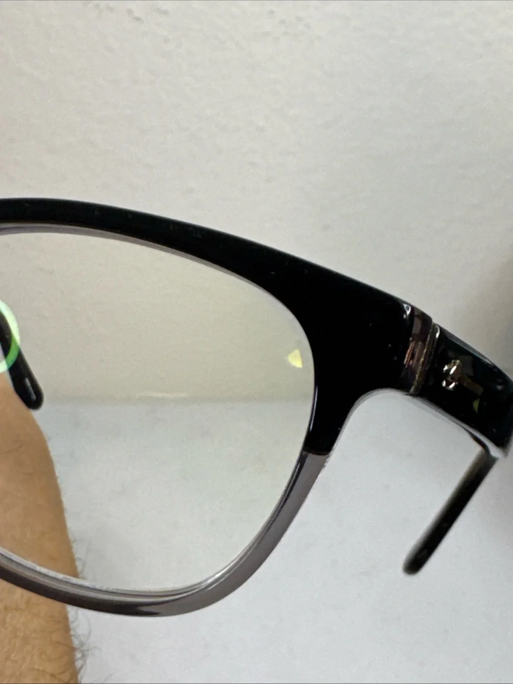 kate spade Black and Clear Cat-Eye Glasses with Pink Case